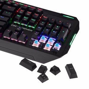 Anti Ghosting Tactile Aluminum Gaming Keyboard
